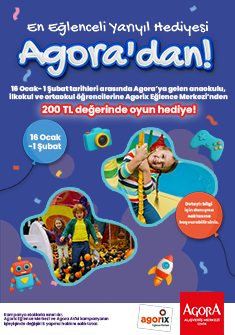 En Eğlenceli Yarıyıl Hediyesi Agora'da!
